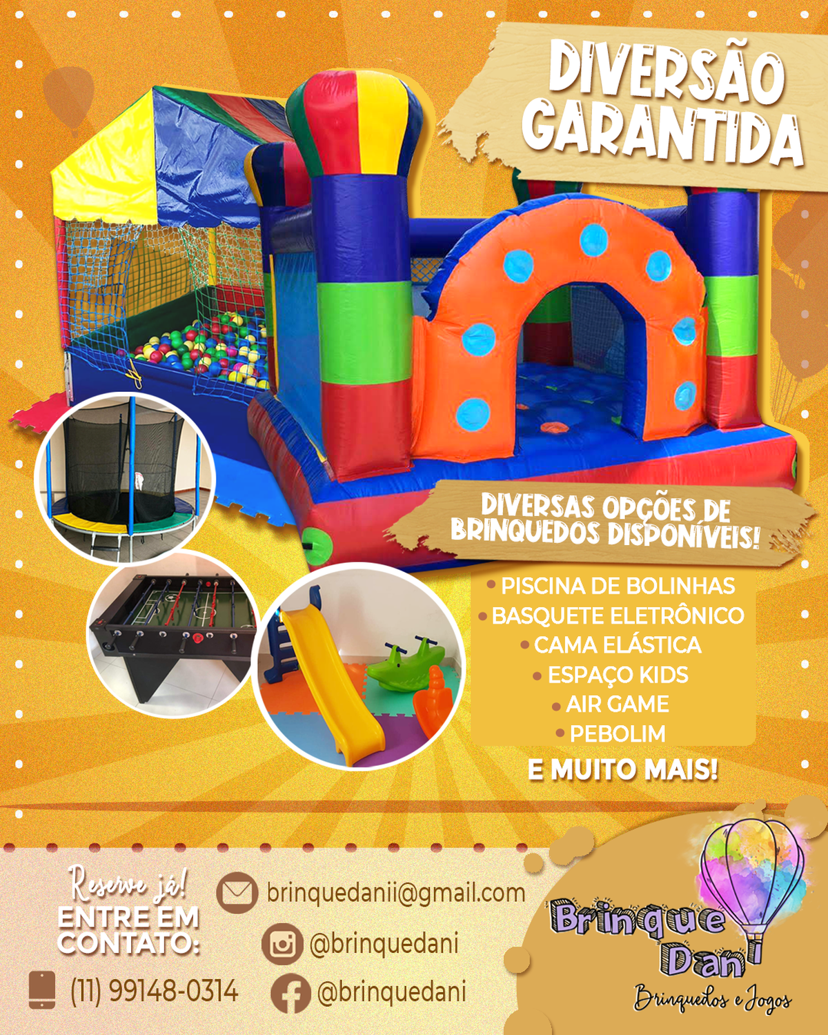 Locação de Brinquedos