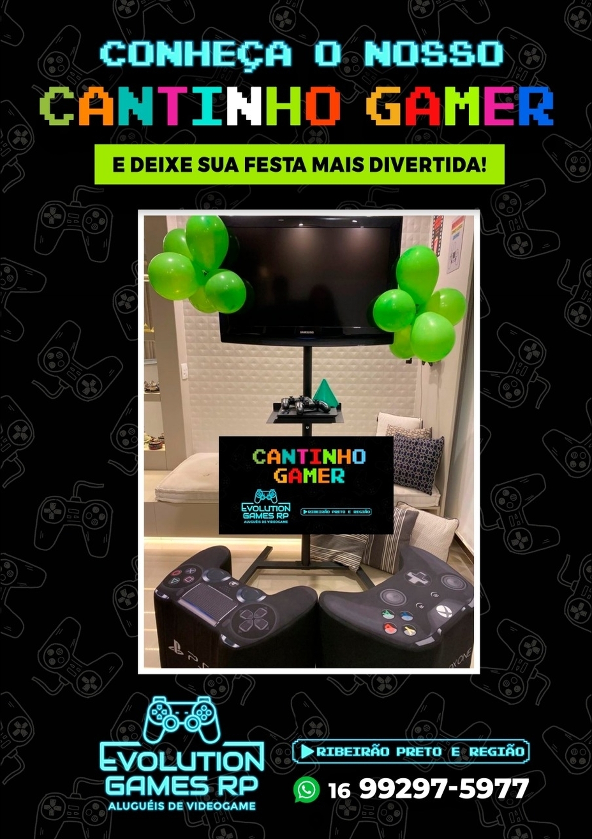 Aluguel de videogames CANTINHO GAMER 