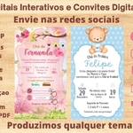 Convites Digitais Simples e Convites Digitais Interativos 