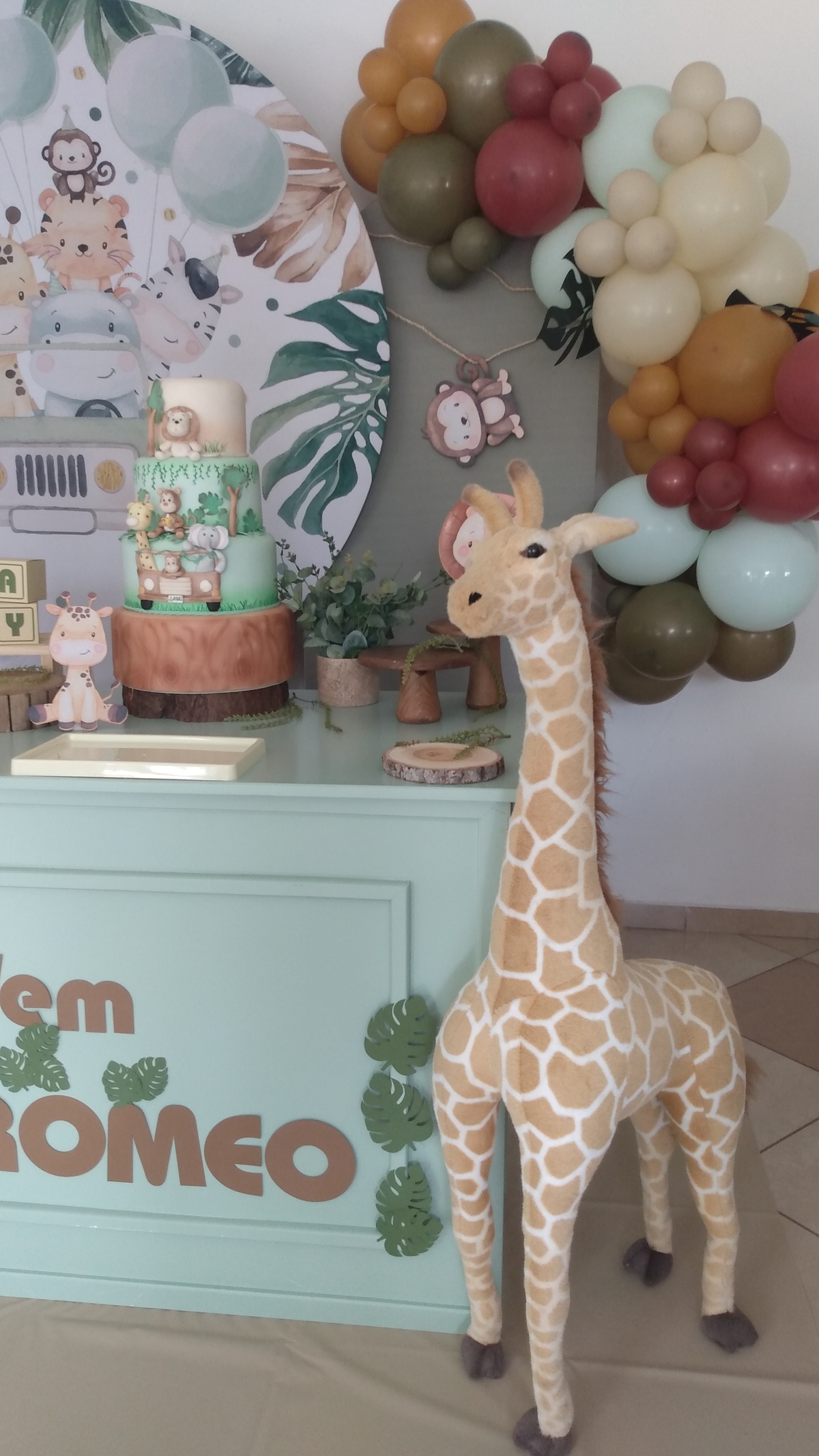 Decoração Personalizada Safari Baby